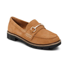 Collette Arch Support Loafer - Tan Suede
