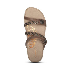 Janey Braided Slide - Stone