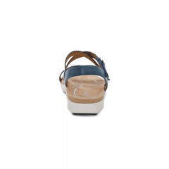 Hadley Adjustable Quarter Strap Sandal - Hazy Blue