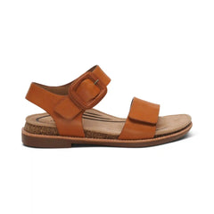 Claire Quarter Strap Sandal - Cognac