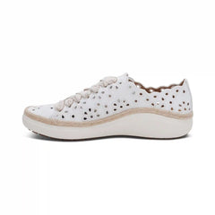 Charlotte Lace-Up Sneaker - White