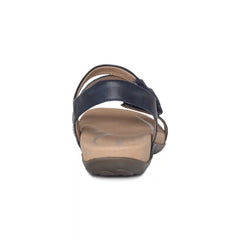 Jess Adjustable Quarter Strap Sandal - Navy