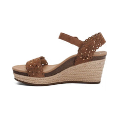 Sydney Quarter Strap Espadrille Wedge - Scotch Cutout