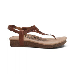 Evelyn Thong Sandal - Walnut