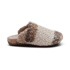 Mia Arch Support Slipper - Tan Plaid
