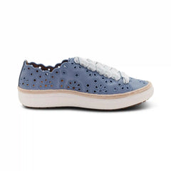 Charlotte Lace-Up Sneaker - Hazy Blue