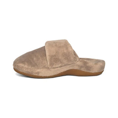 Mandy Closed Toe Slipper - Coffee