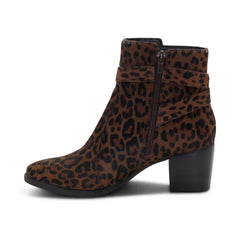 Rebecca Heel Boot - Leopard