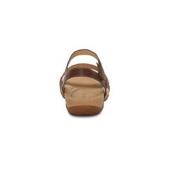 Gabby Adjustable Quarter Strap Sandal - Cognac Multi