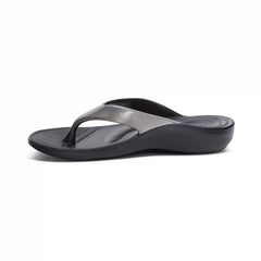 Maui Orthotic Women's Flips - Pewter Metallic