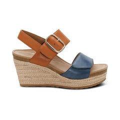 Ashley Arch Support Wedge - Hazy Blue Multi