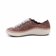 Charlotte Lace-Up Sneaker - Mauve Nubuck