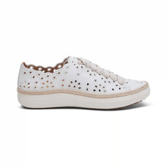 Charlotte Lace-Up Sneaker - White