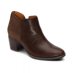 Victoria Short Bootie - Dark Brown