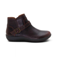 Leah Buckle Bootie - Cordovan