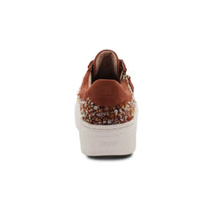 Aubrey Arch Support Platform Sneaker - Russet Knit