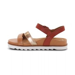 Cass Arch Support Sandal - Terracotta Multi