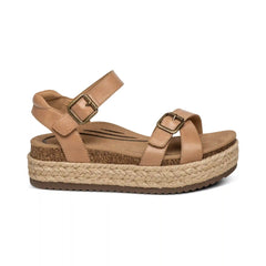 Paula Arch Support Platform Sandal - Camel