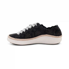 Charlotte Lace-Up Sneaker - Black Nubuck