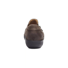 Katie Side Zip Slip-On - Dark Earth