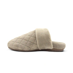 Maya Closed Toe Slipper - Coffee