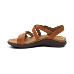 Hadley Adjustable Quarter Strap Sandal - Ginger