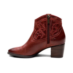 Reagan Ankle Boot - Red