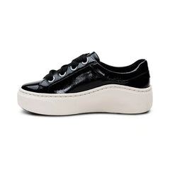 Aubrey Arch Support Platform Sneaker - Black Patent