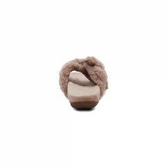 Macy Open-Toe Slipper - Mushroom