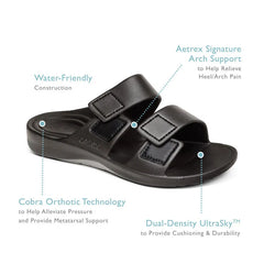 Milos Orthotic Men's Slides - Army