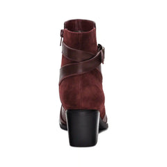 Rebecca Heel Boot - Burgundy