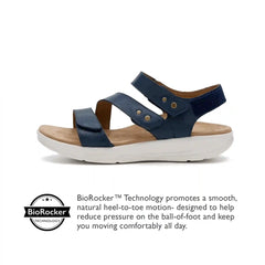 Savannah Adjustable Quarter Strap Sandal - Champagne