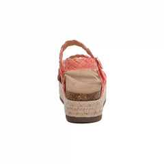 Julia Arch Support Platform Sandal - Coral