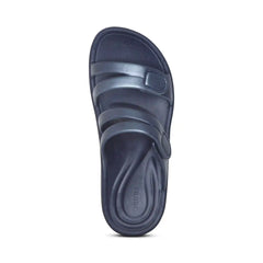 Janey Sport Slide - Navy