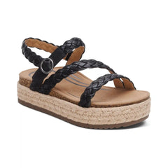 Julia Arch Support Platform Sandal - Black