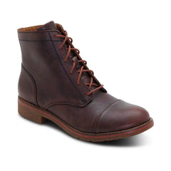 Juliet Lace-Up Boot - Cordovan
