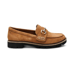 Collette Arch Support Loafer - Tan Suede
