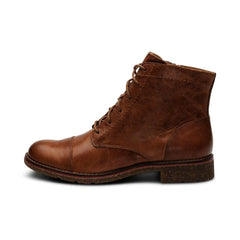 Juliet Lace-Up Boot - Cognac