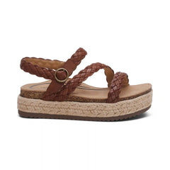 Julia Arch Support Platform Sandal - Walnut