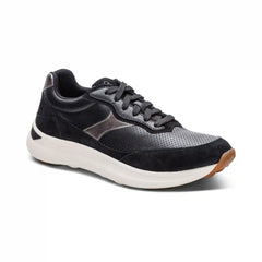 Emily Lace-Up Sneaker - Black