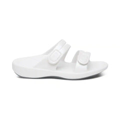 Janey Sport Slide - White