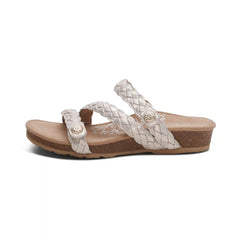 Josie Braided Slide - Champagne