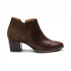 Victoria Short Bootie - Dark Brown