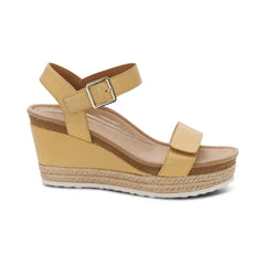 Sydney Quarter Strap Espadrille Wedge - Butter