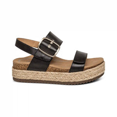 Vania Arch Support Platform Sandal - Black
