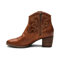 Reagan Ankle Boot - Cognac
