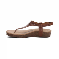 Evelyn Thong Sandal - Walnut