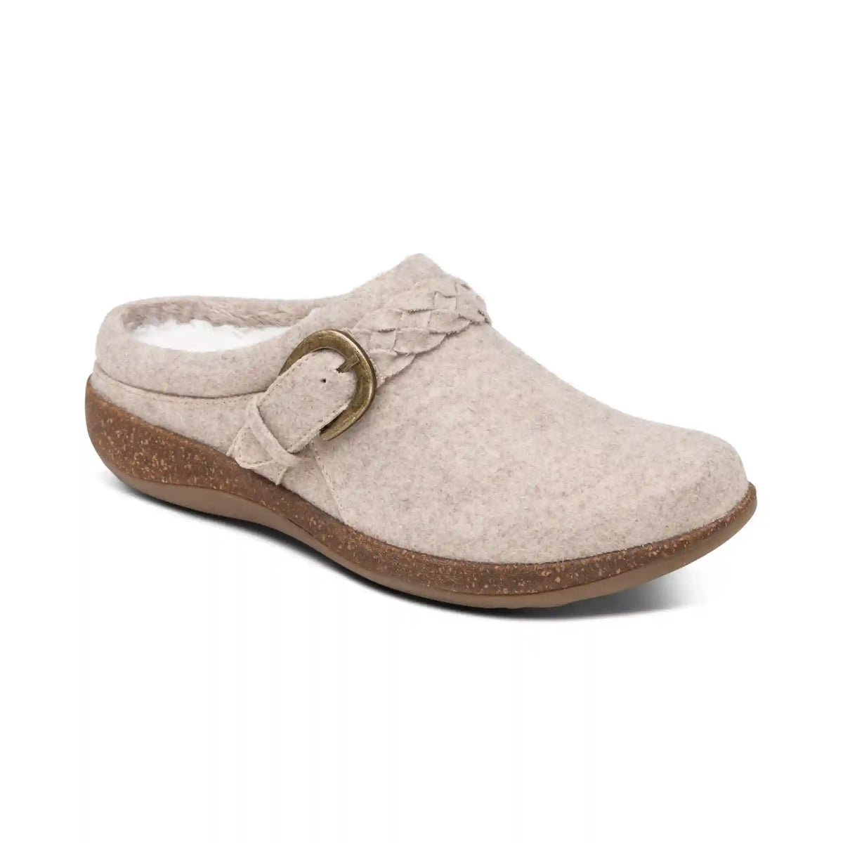 Libby Comfort Clog - Oatmeal Wool