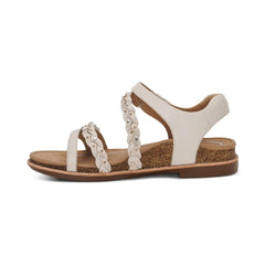 Jenn Quarter Strap Sandal - Ivory