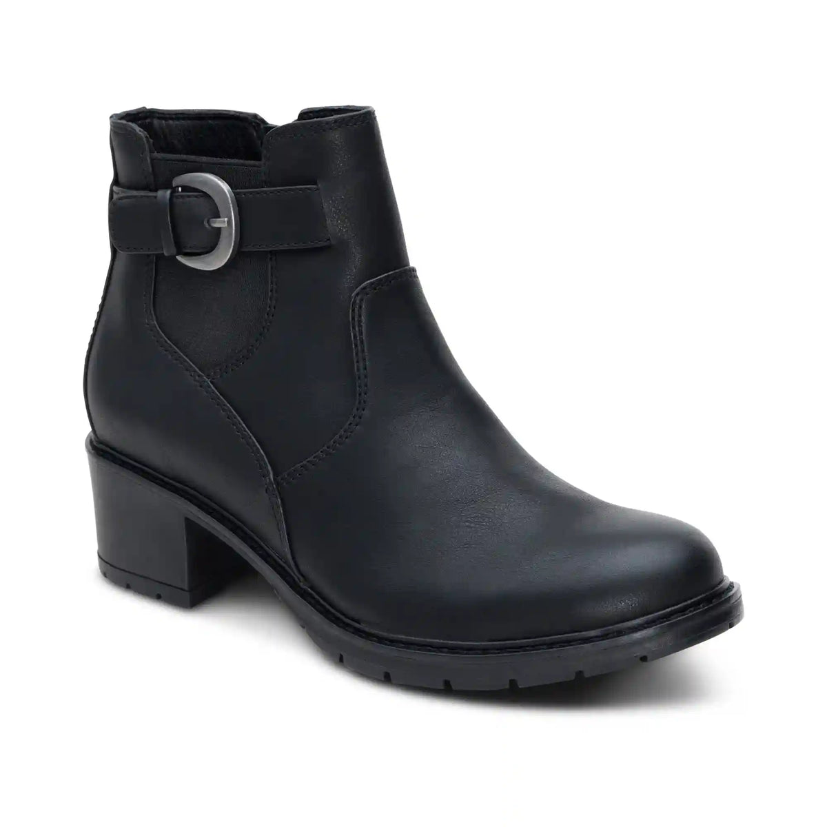 Layla Side Zip Boot - Black